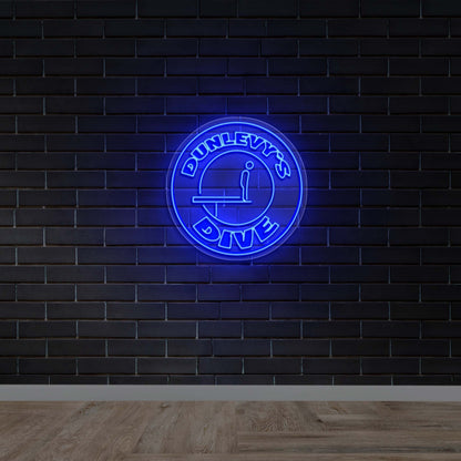 DUNLEVY'S DIVE - Premium Neon Artwork