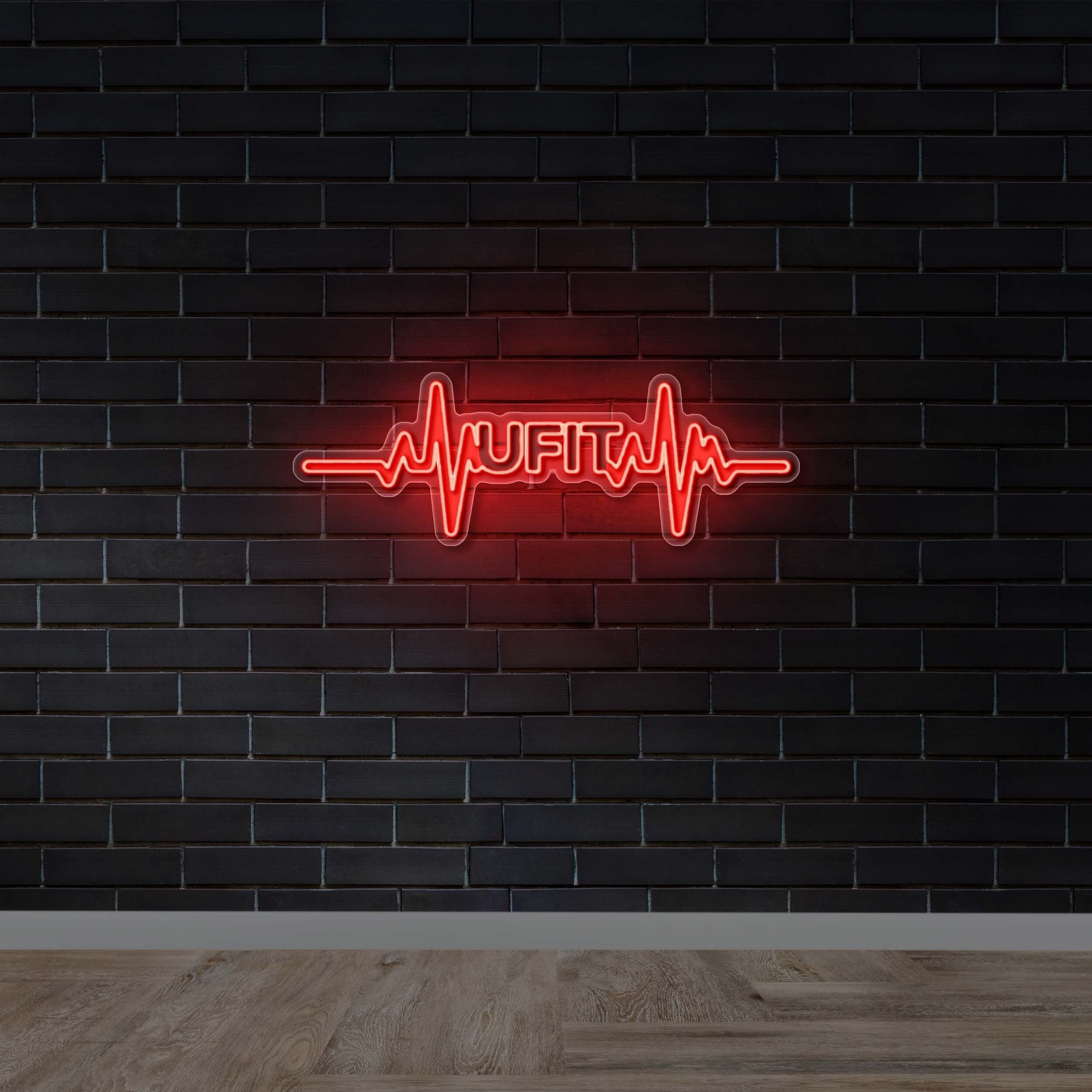 UFIT Heartbeat - Premium Neon Artwork