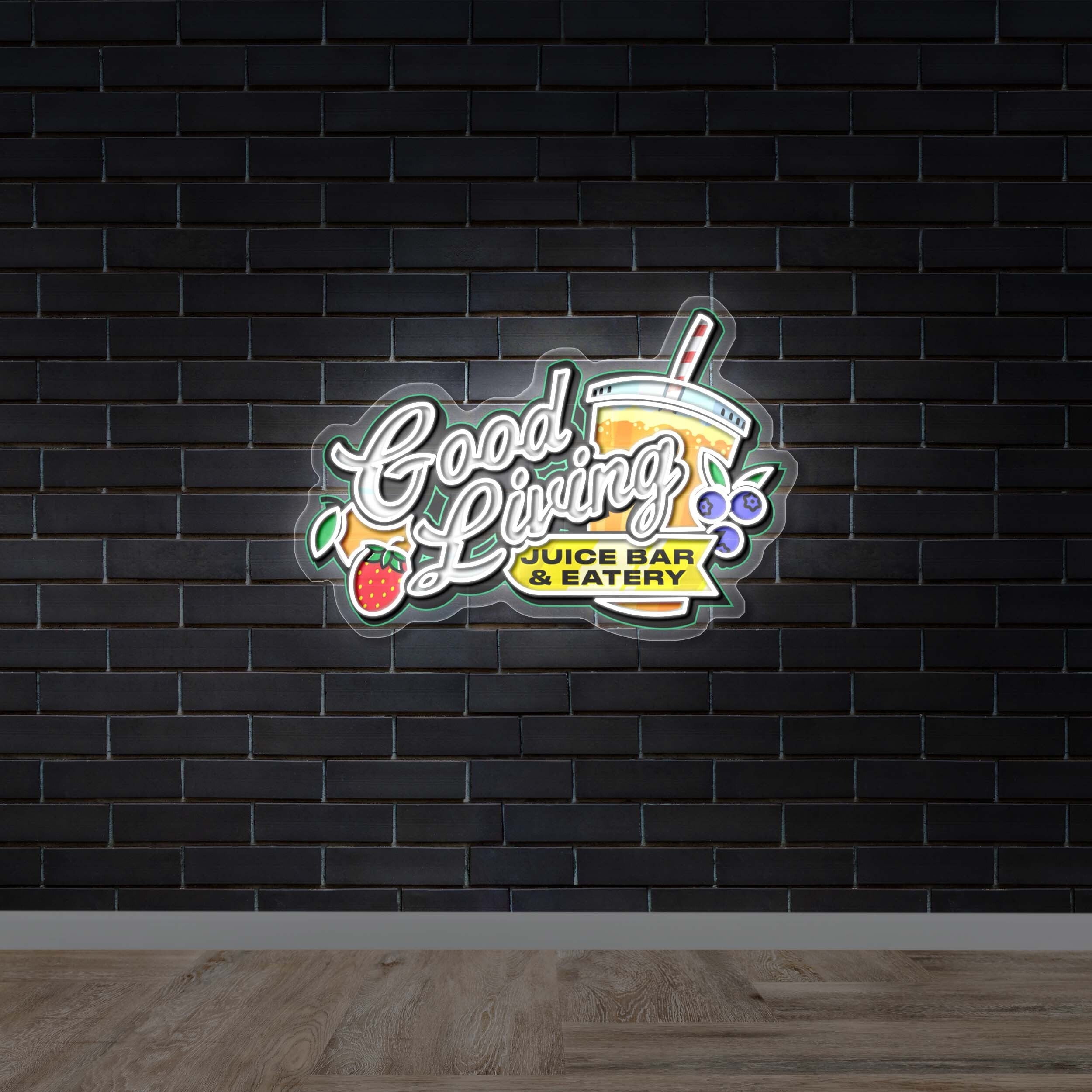 Good Living - Premium Neon Artwork