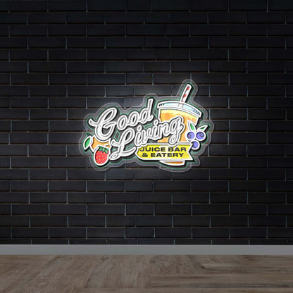 Good Living - Premium Neon Artwork
