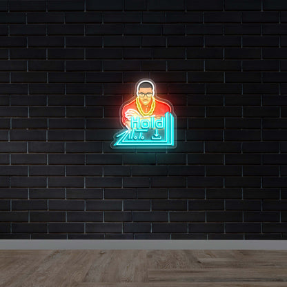  Hold - Premium Neon Artwork