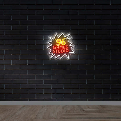 96 Games Studio - Premium Neon Artwork