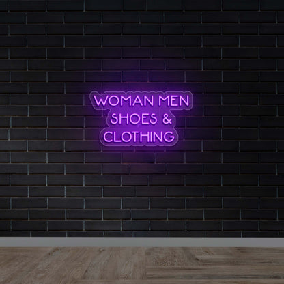 Women Men Shoes & Clothing - Premium Neon Artwork