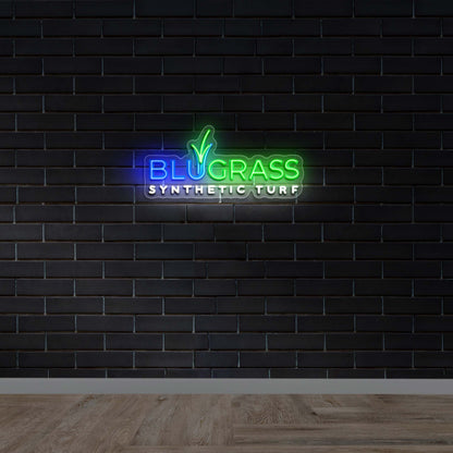 Blugrass - Premium Neon Artwork