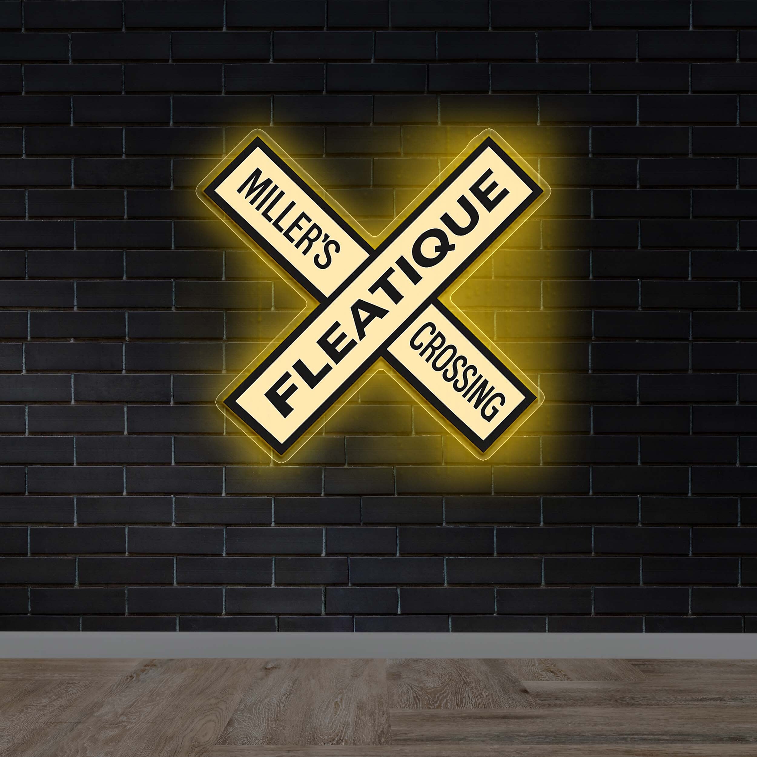 FLEATIQUE | Backlit Version - Premium Neon Artwork