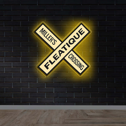 FLEATIQUE | Backlit Version - Premium Neon Artwork