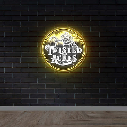 TWISTED ACRES - Premium Neon Artwork