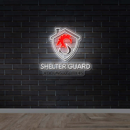 Shelter Guard - Premium Neon Artwork