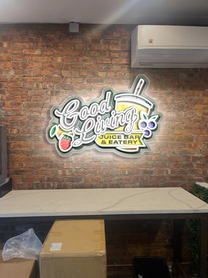 Good Living - Premium Neon Artwork