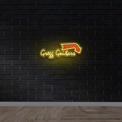 Gregg Guitars - Premium Neon Artwork