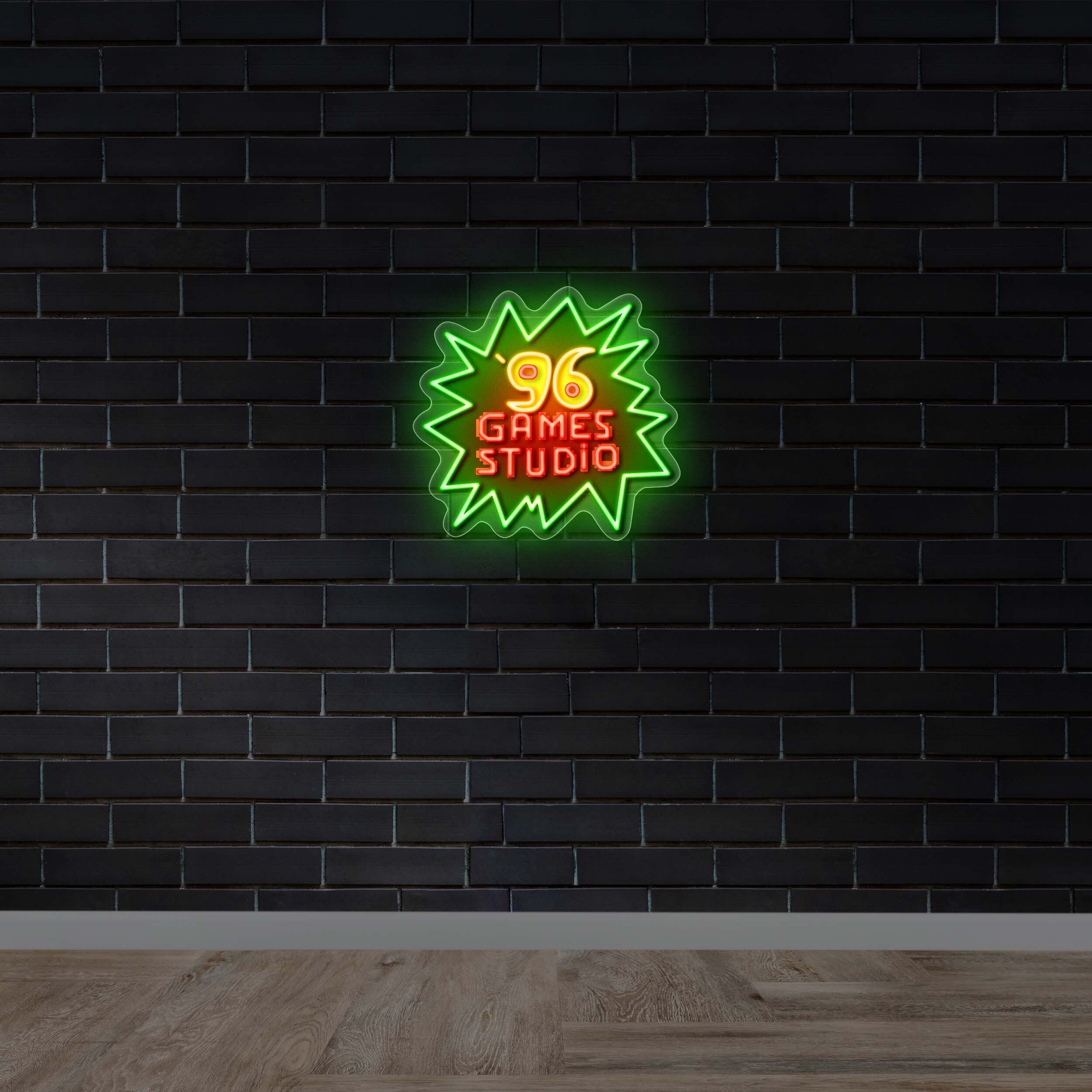 96 Games Studio - Premium Neon Artwork