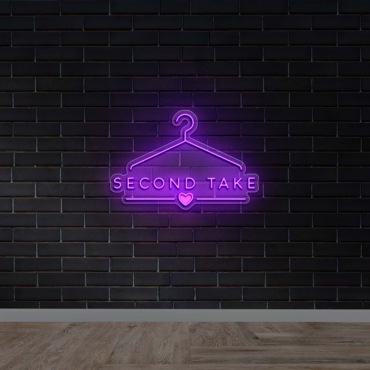 SECOND TAKE - Premium Neon Artwork