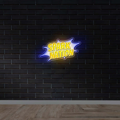 SPARK NATION - Premium Neon Artwork