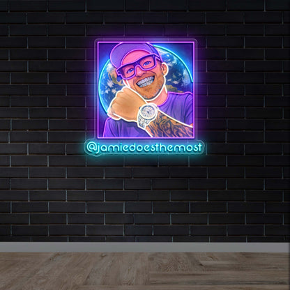 @jamiedoesthemost - Premium Neon Artwork