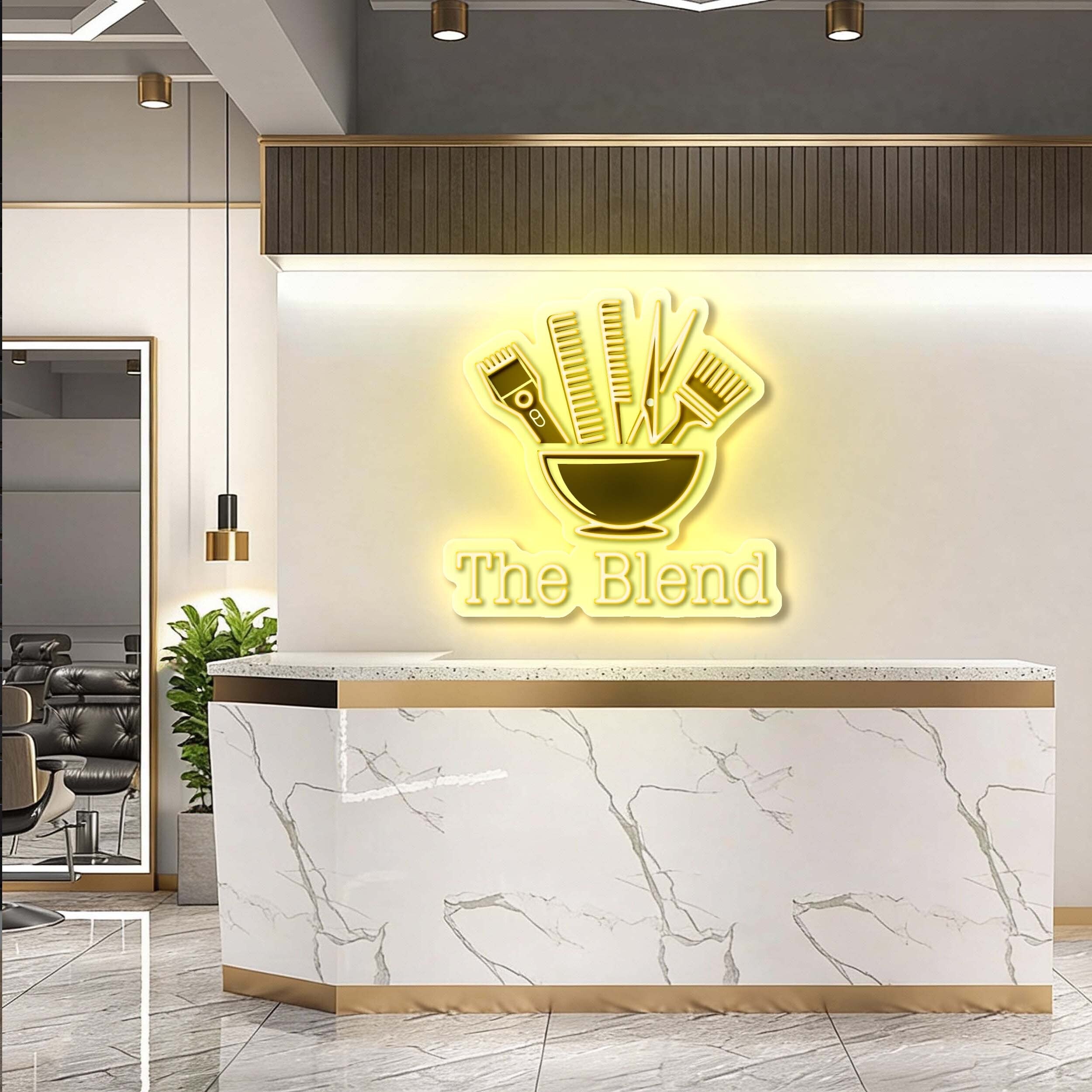 THE BLEND - Premium Neon Artwork