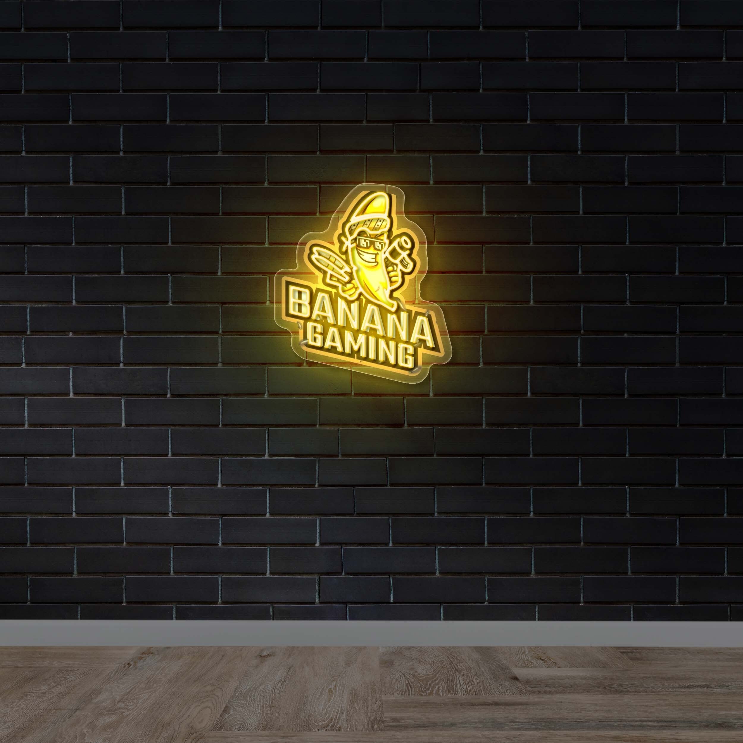BANANA GAMING - Premium Neon Artwork