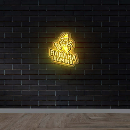 BANANA GAMING - Premium Neon Artwork