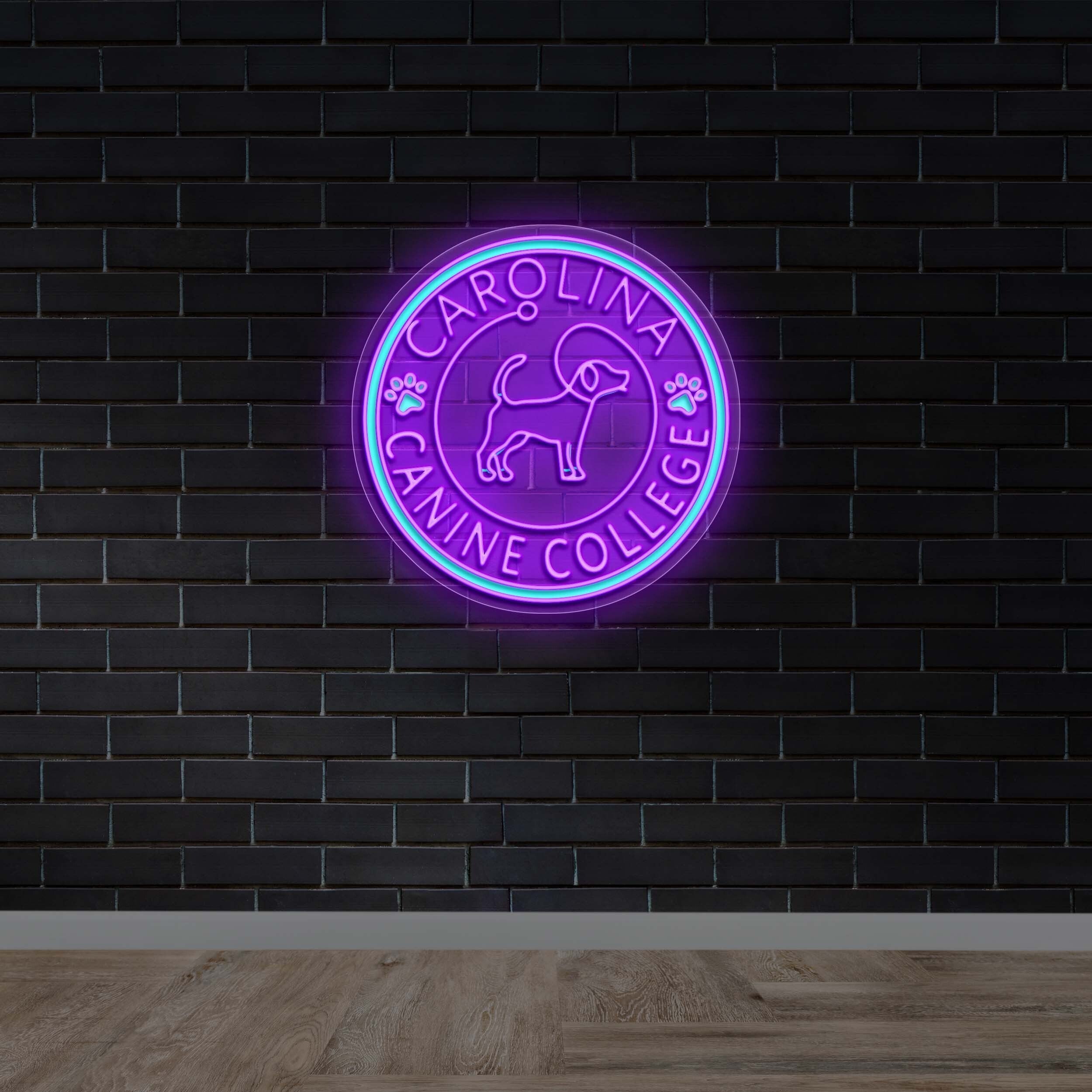 CAROLINA CANINE COLLEGE - Premium Neon Artwork
