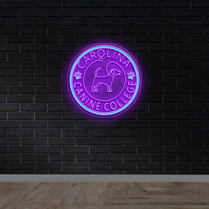 CAROLINA CANINE COLLEGE - Premium Neon Artwork