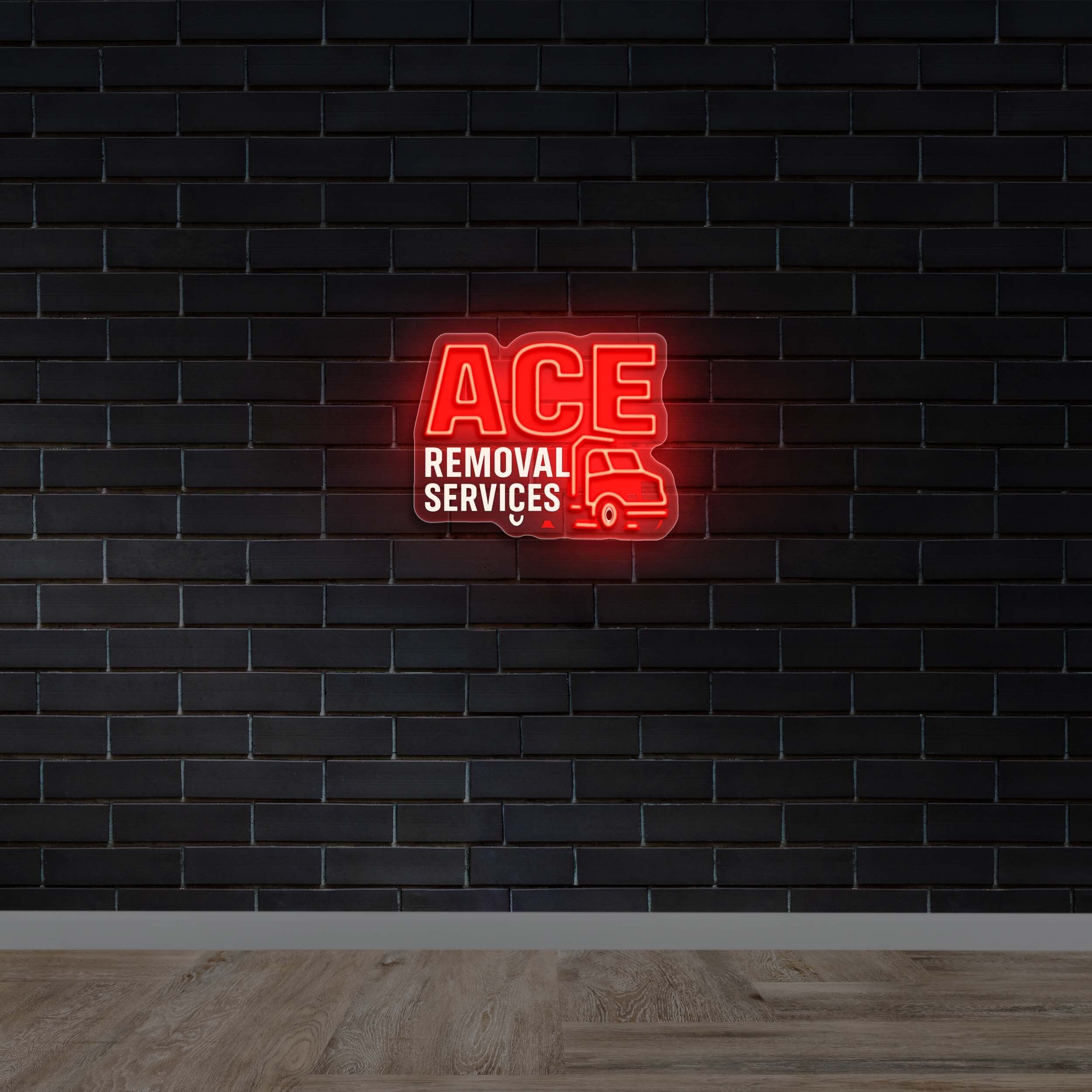 ACE REMOVAL SERVICES - Premium Neon Artwork