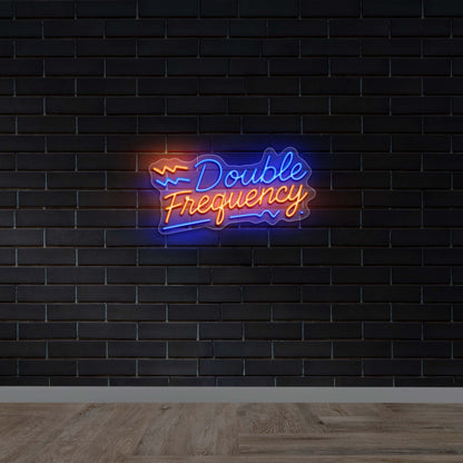 DOUBLE FREQUENCY - Premium Neon Artwork