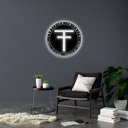 FORTIFIED IN FAITH II (2nd version) - Premium Neon Artwork