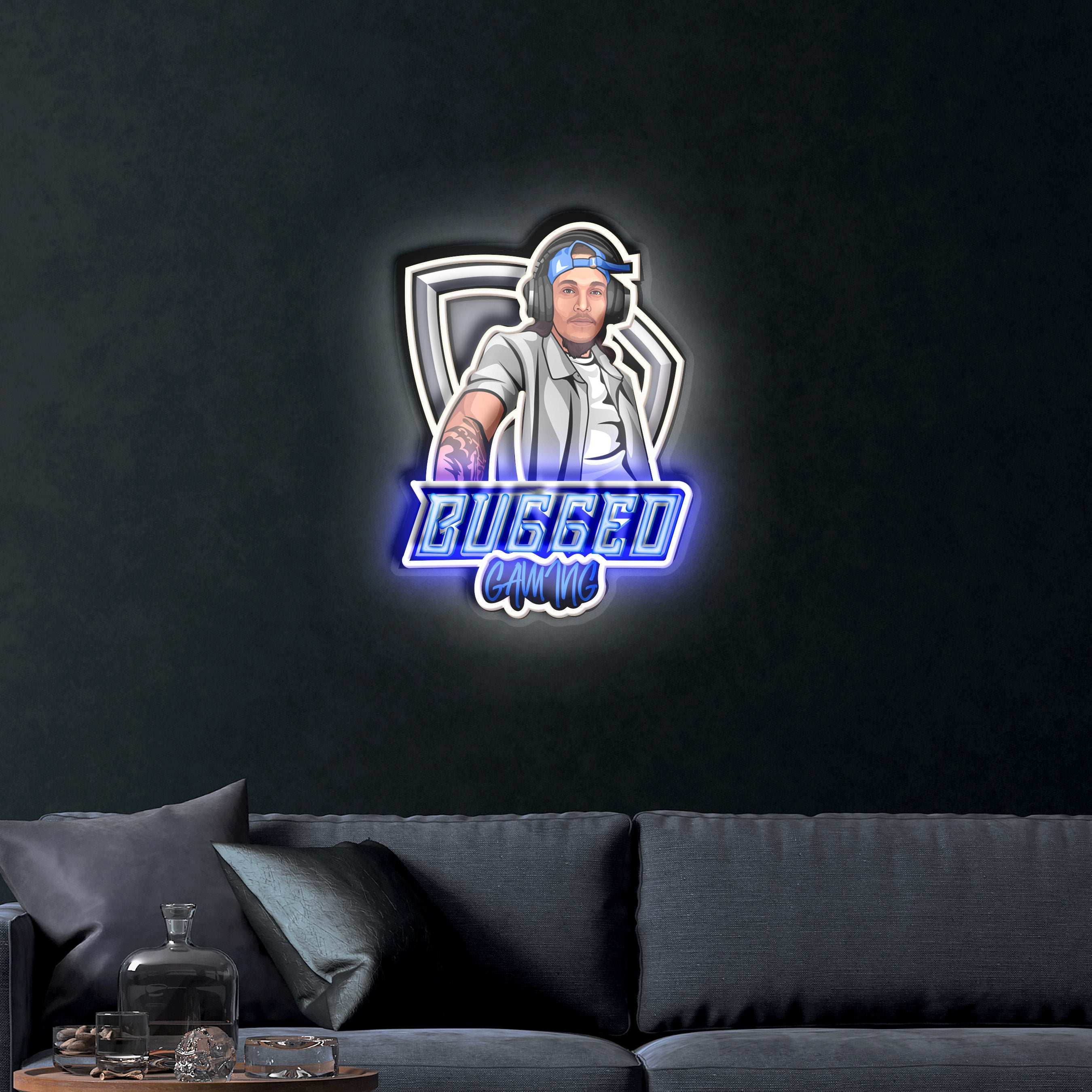 BUGGED – Premium Neon Artwork