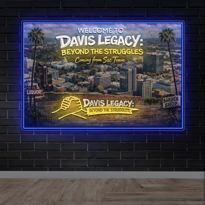 Davis Legacy - Premium Neon Artwork