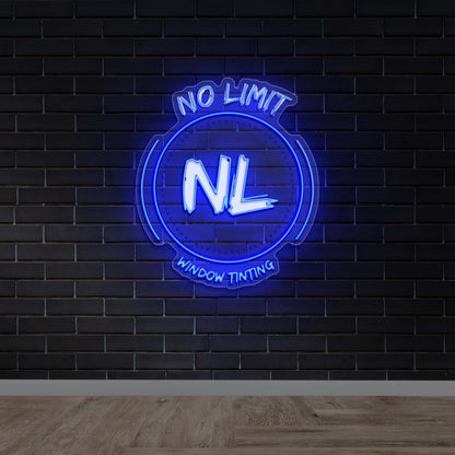 NO LIMIT - Premium Neon Artwork