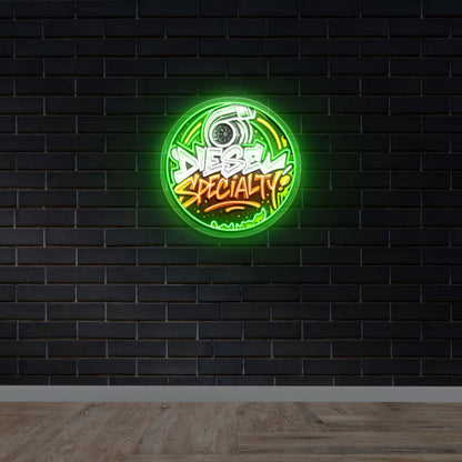 Diesel Specialty - Premium Neon Artwork