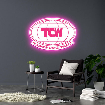 TRADING CARD WORLD - Premium Neon Artwork