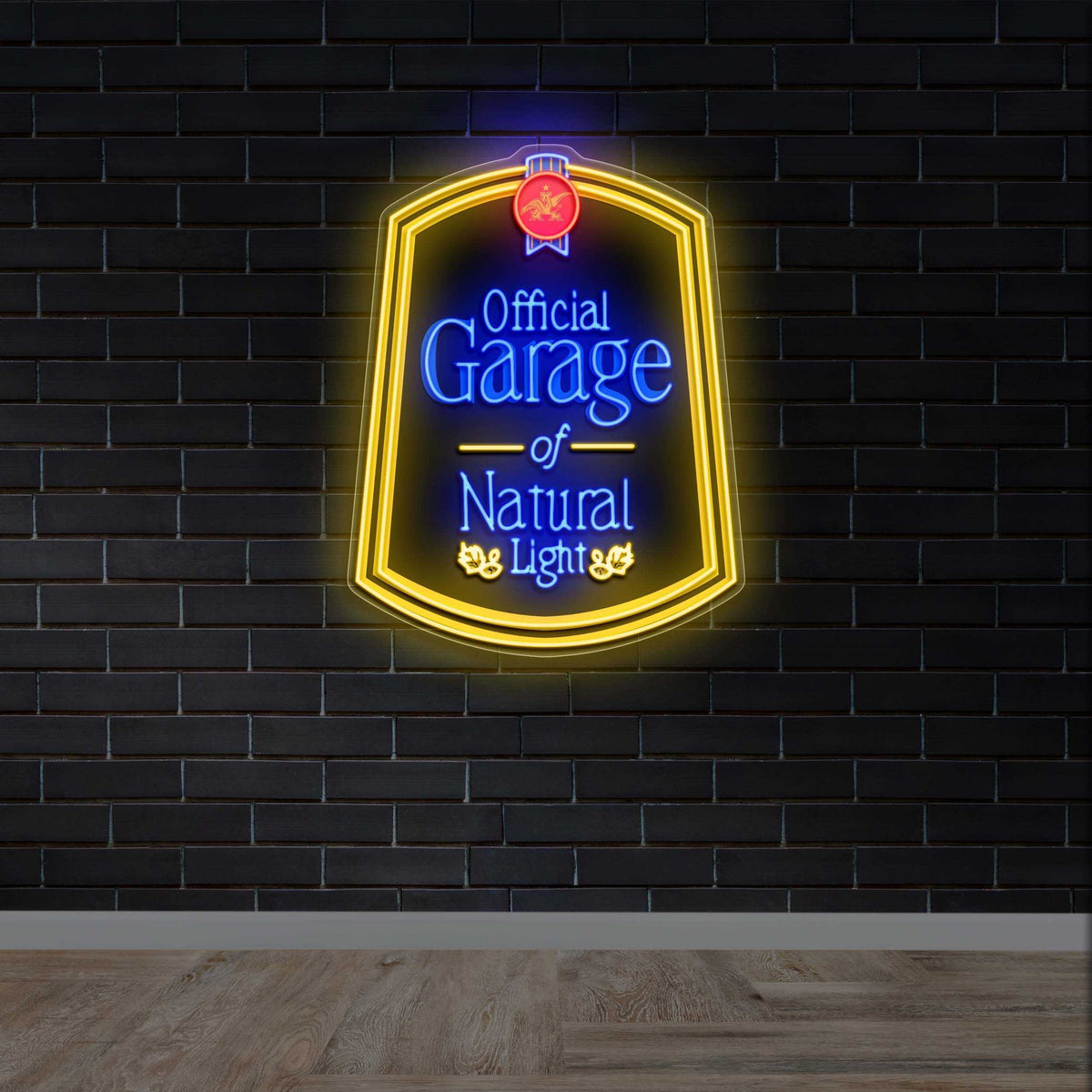 Official Garage of Natural Light - Premium Neon Artwork