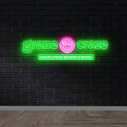 Graze Craze - Premium Neon Artwork