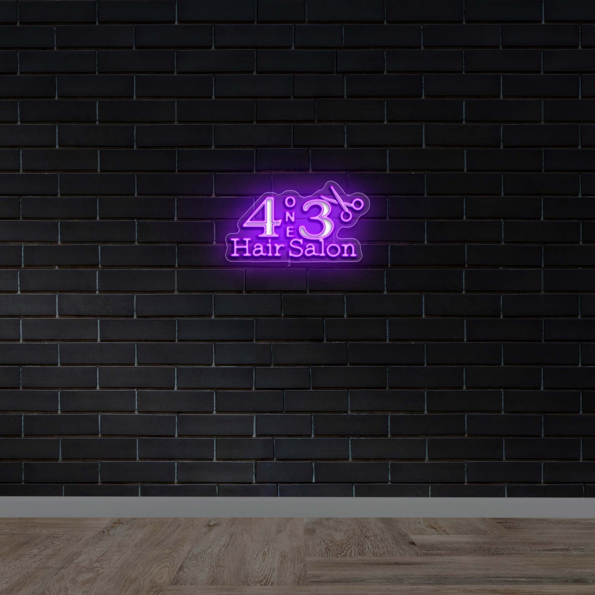 4 One 3 Hair Salon - Premium Neon Artwork