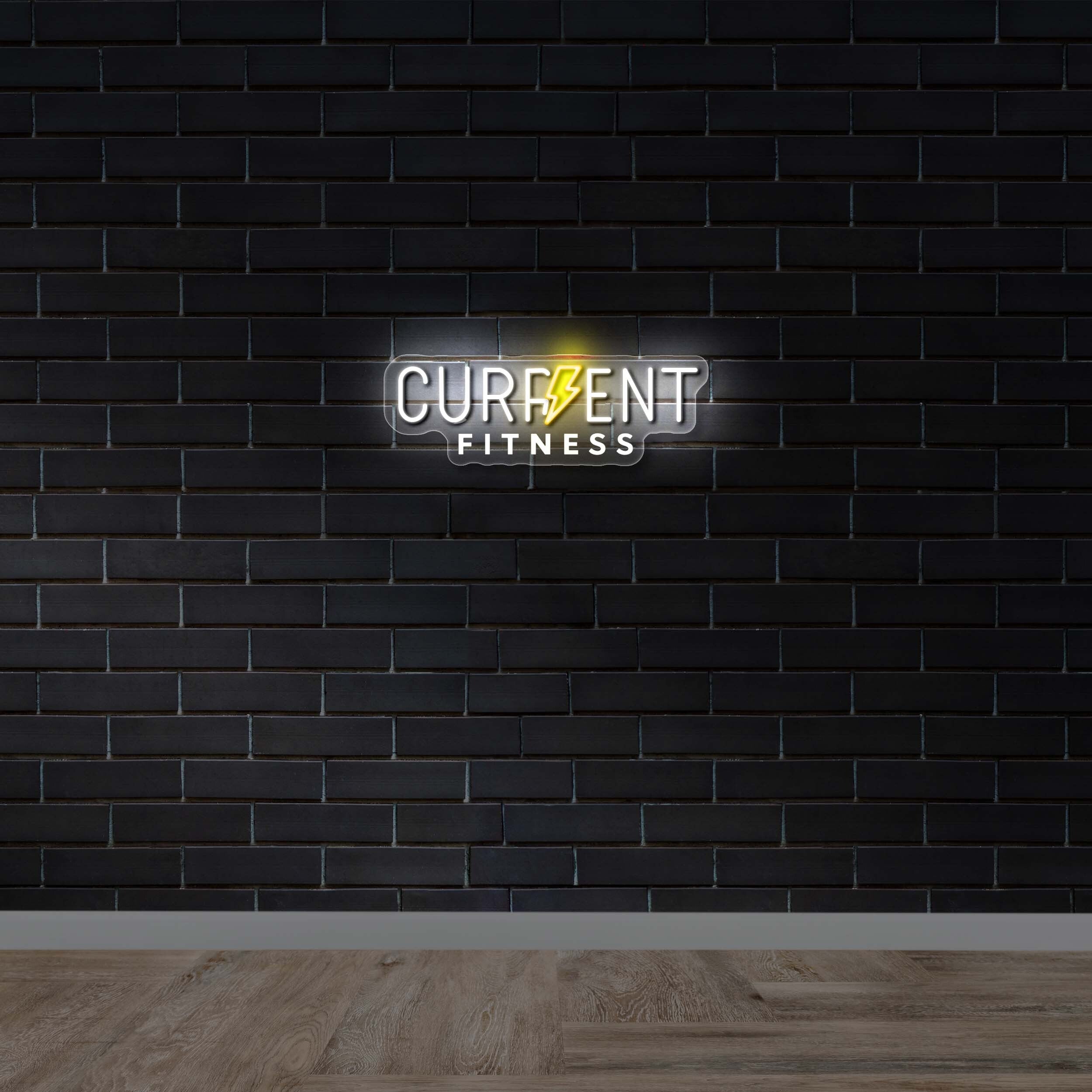 Current Fitness - Premium Neon Artwork
