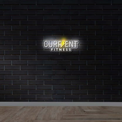 Current Fitness - Premium Neon Artwork
