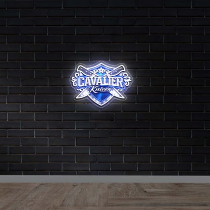 Cavalier Knives - Premium Neon Artwork