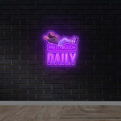Pretty Much Delay - Premium Neon Artwork