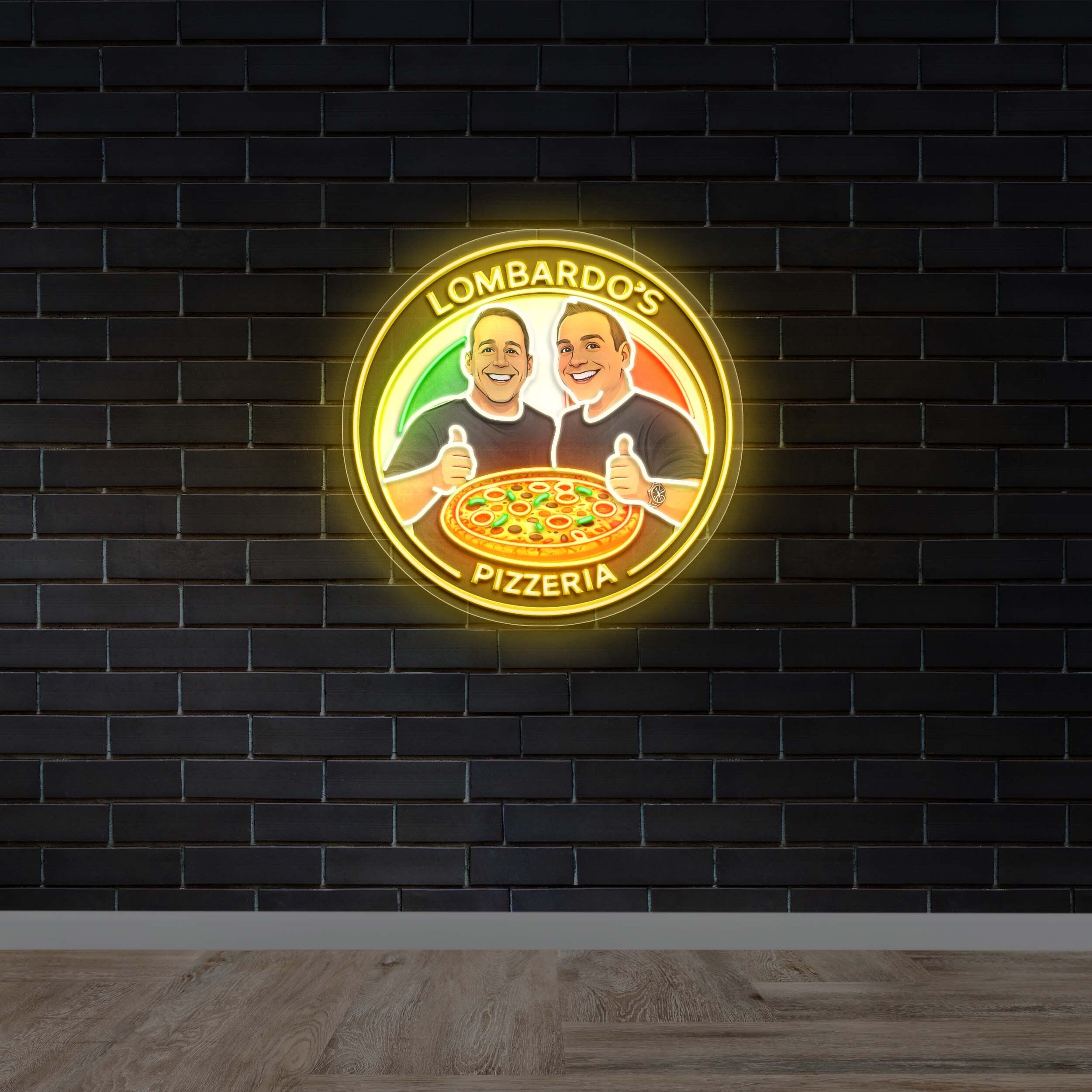 Lombardo's Pizzeria - Premium Neon Artwork