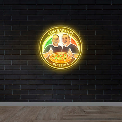 Lombardo's Pizzeria - Premium Neon Artwork
