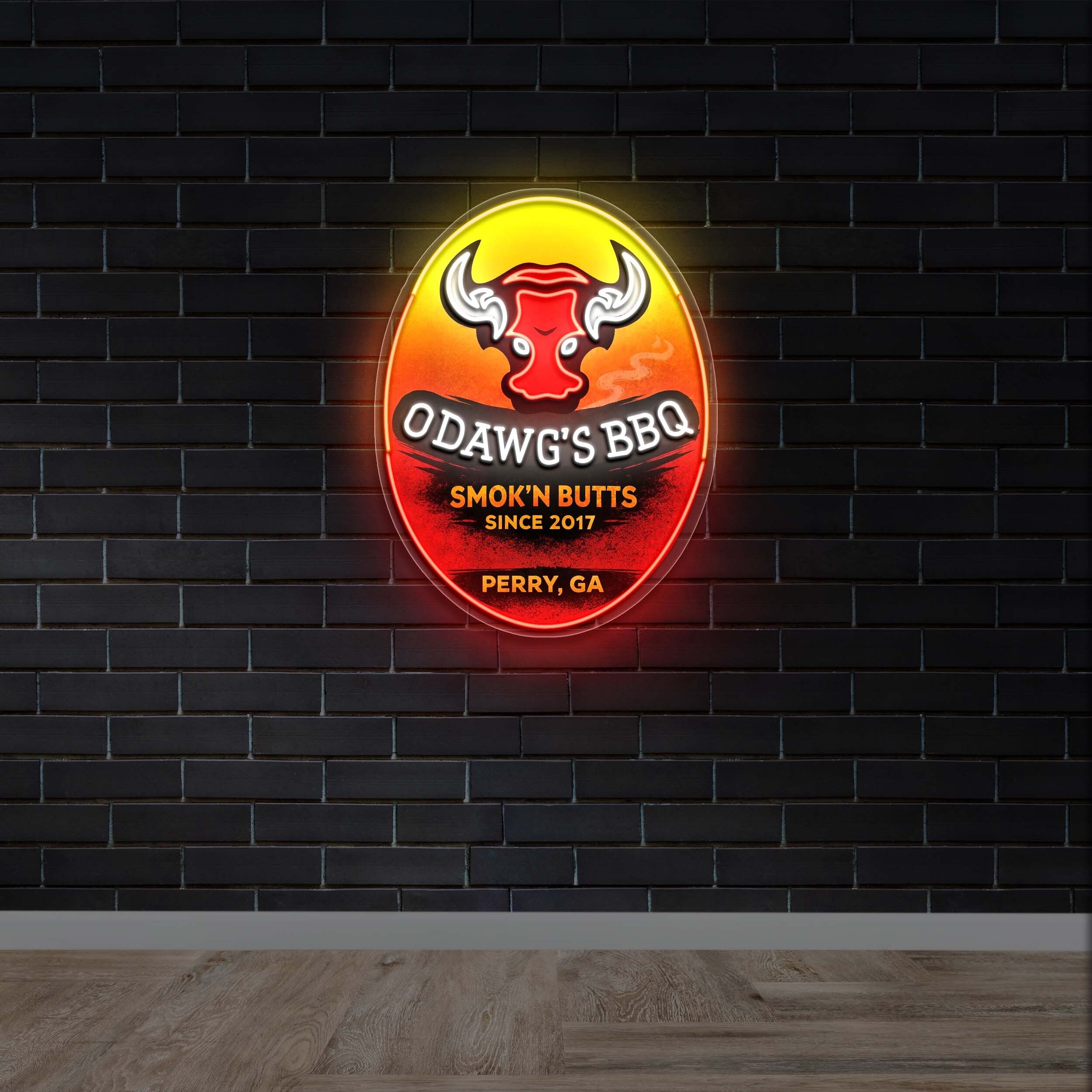 O'Dawg's BBQ -  Premium Neon Artwork