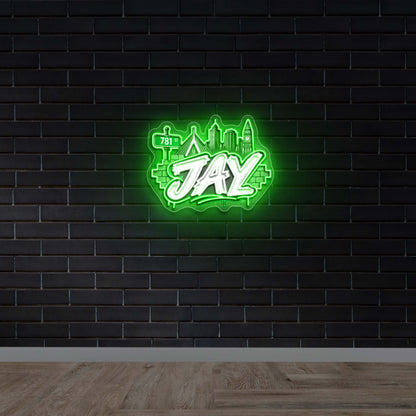 781st JAY - Premium Neon Artwork