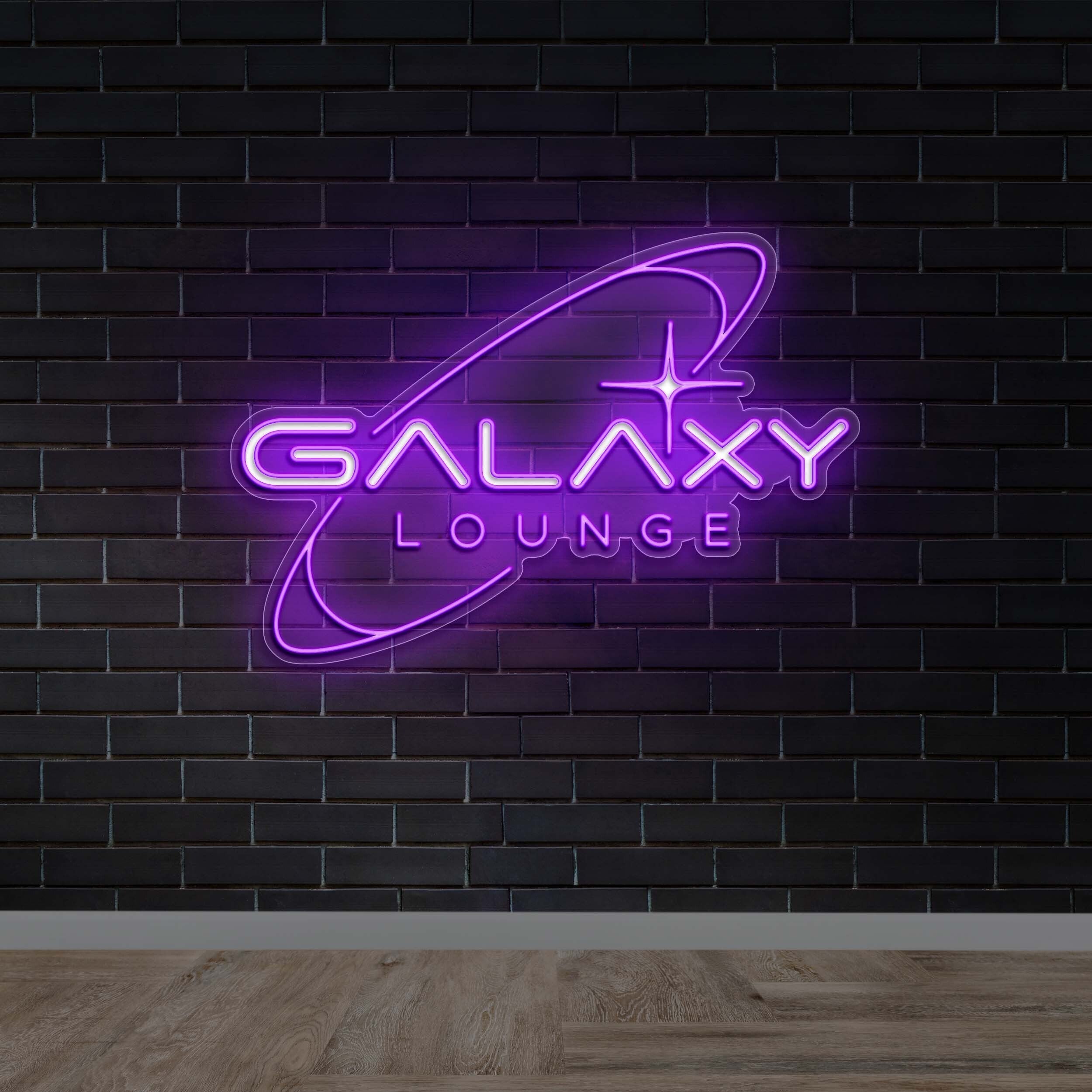 GALAXY LOUNGE - Premium Neon Artwork