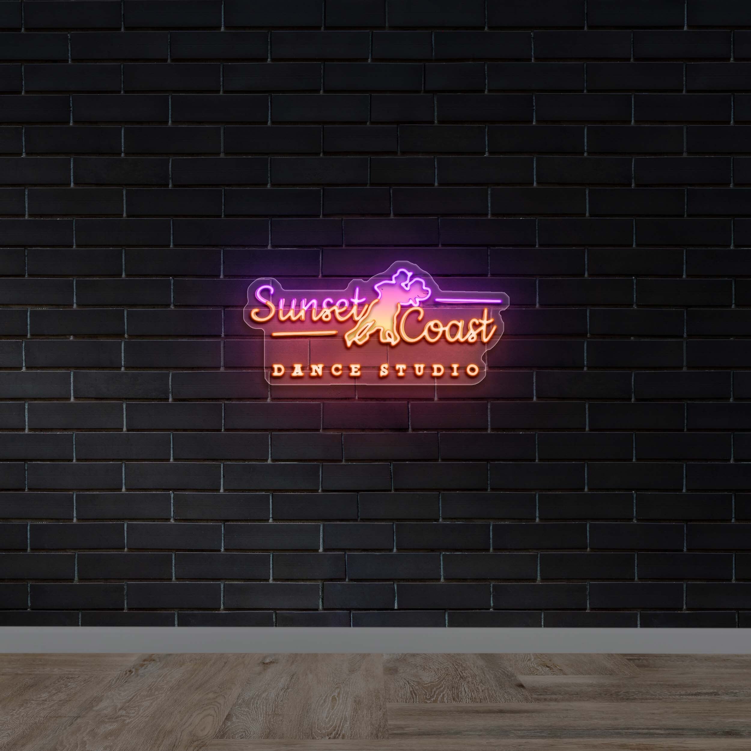 Sunset Coast Dance Studio - Premium Neon Artwork