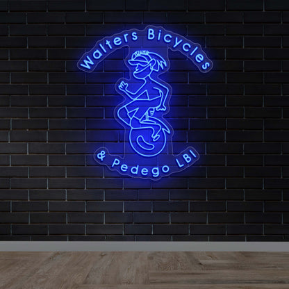 Wolters Bicycles & Pedego LBJ - Premium Neon Artwork