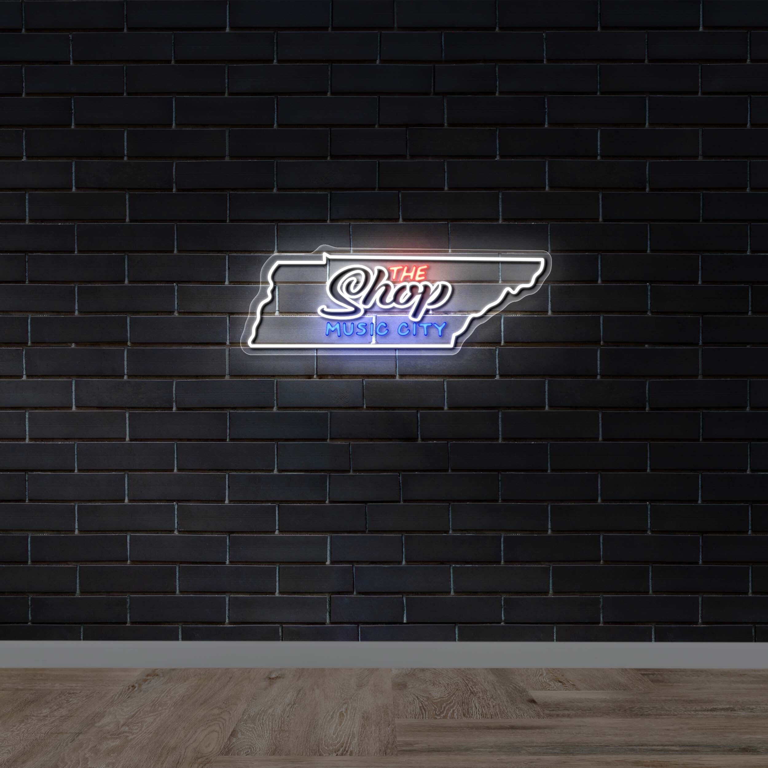 The Shop Music City - Premium Neon Artwork
