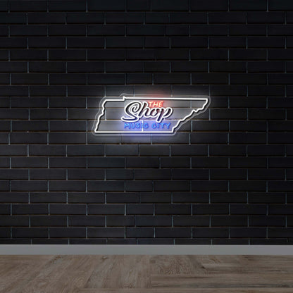 The Shop Music City - Premium Neon Artwork