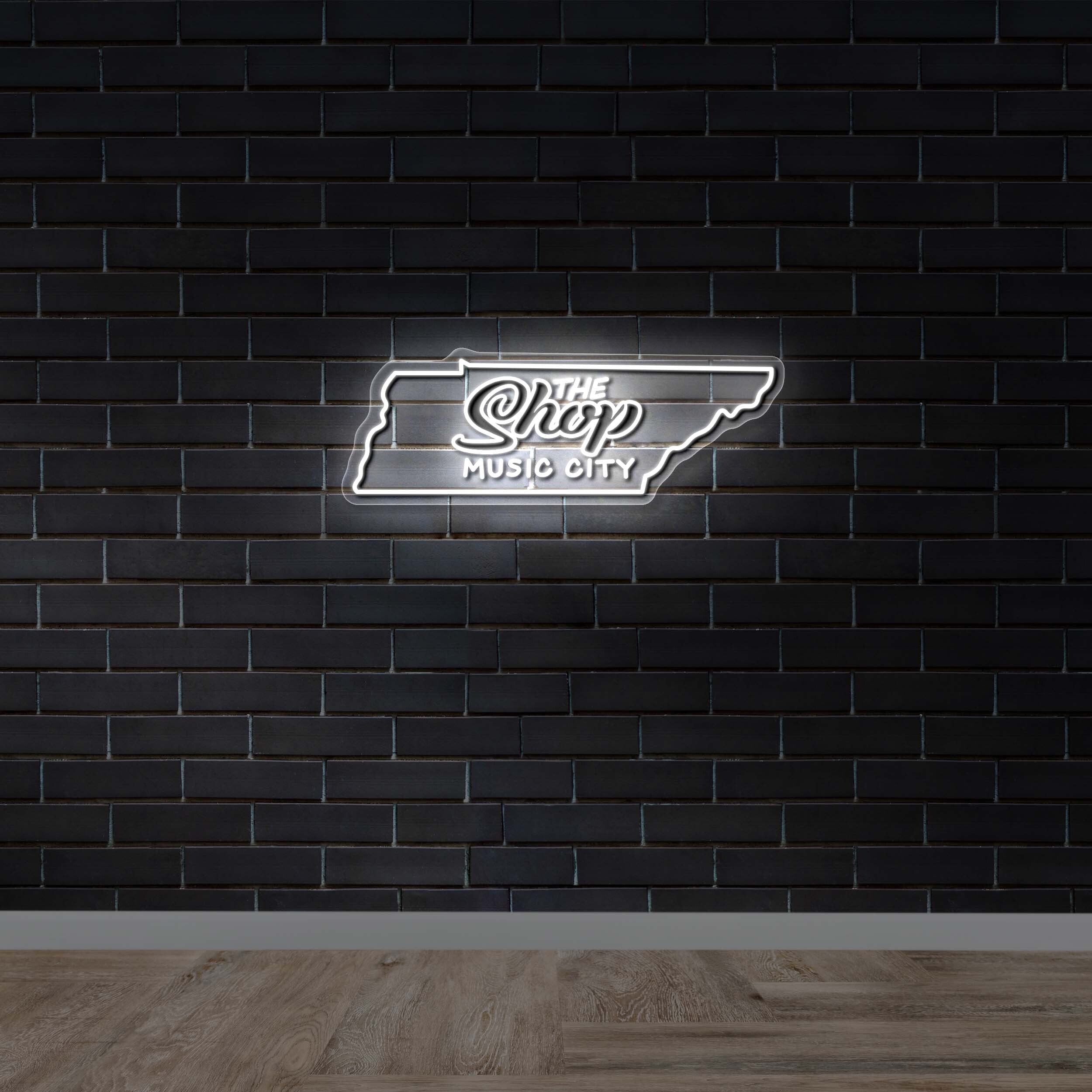 The Shop Music City - Premium Neon Artwork