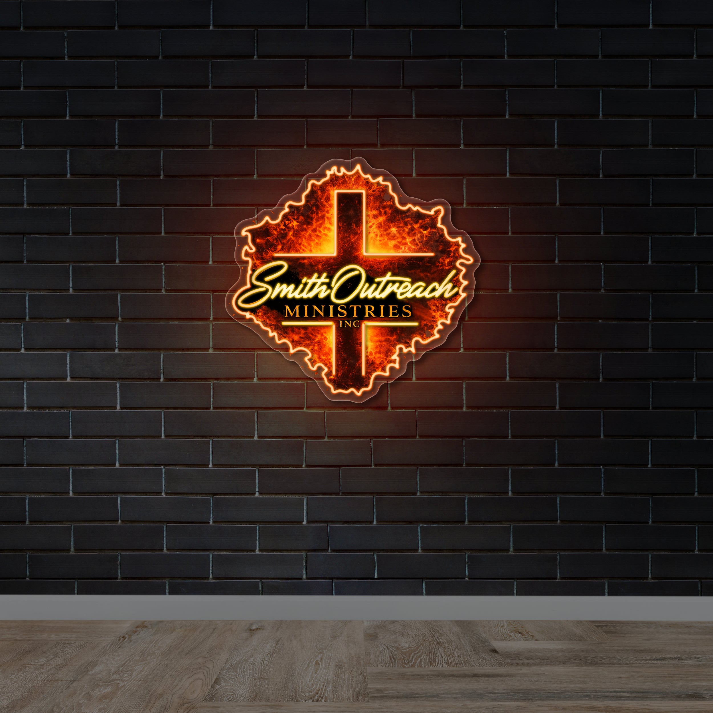 Smith Outreach Ministries - Premium Neon Artwork