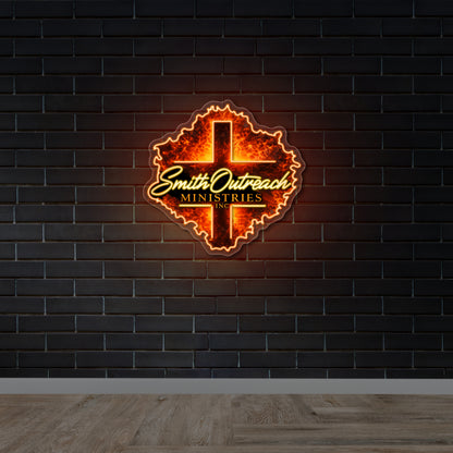 Smith Outreach Ministries - Premium Neon Artwork